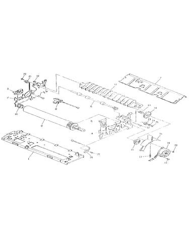 Drawing no.3 mechanism unit (paper feed)