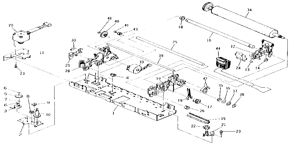 Drawing no. 2 mechanism unit (rev.0) msp-40