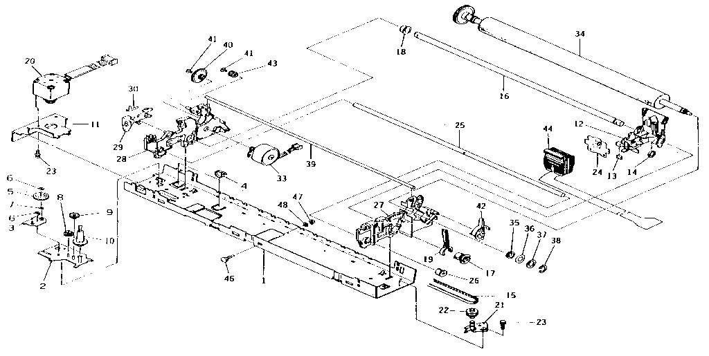Drawing no.2 mechanism unit (rev.0) msp-45