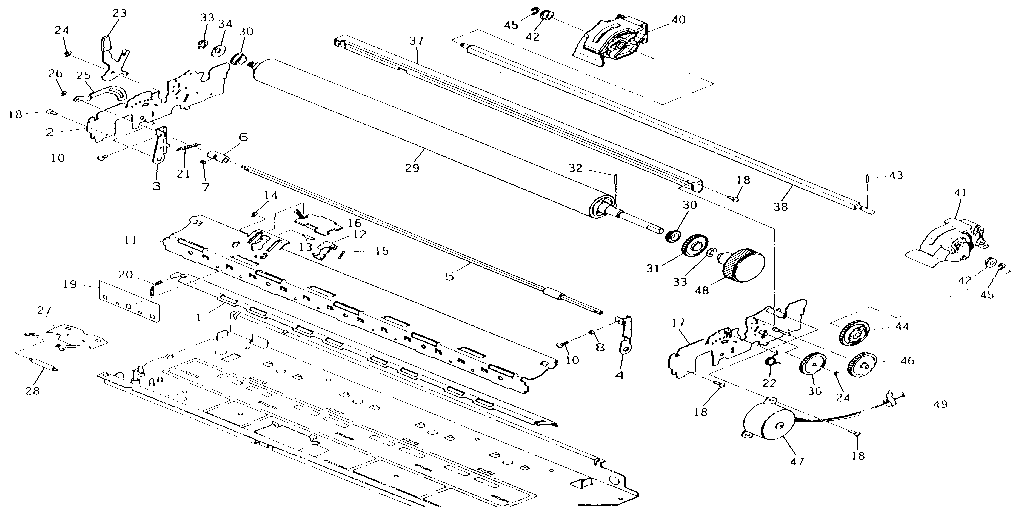 Msp25 paper feed mechanism