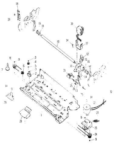 Msp10 carriage mechanism