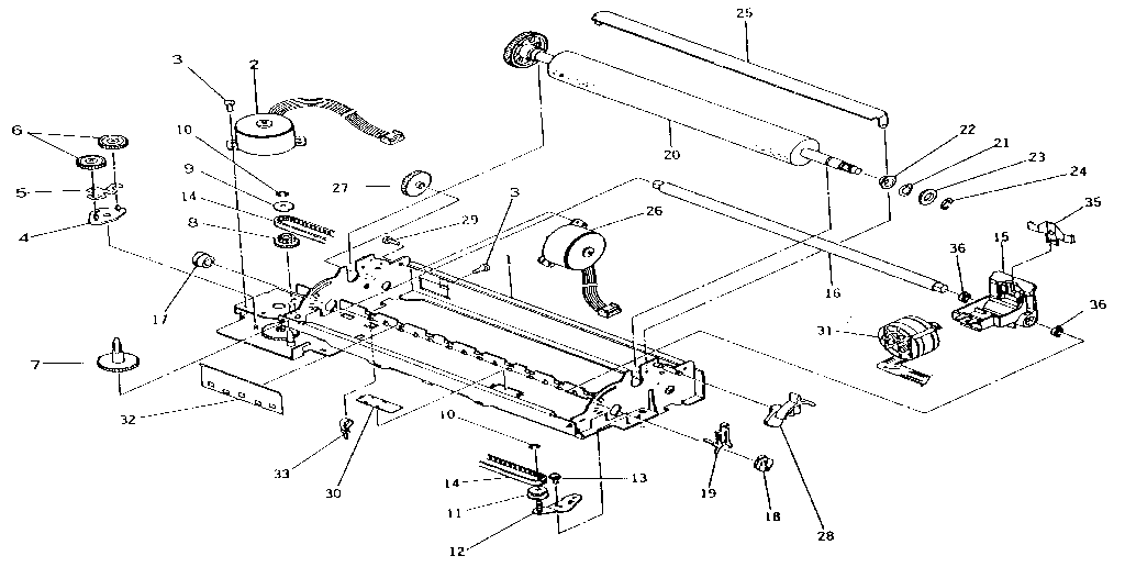 Drawing no. 2 mechansim unit (180d)