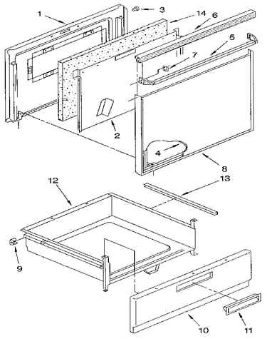 Door and drawer