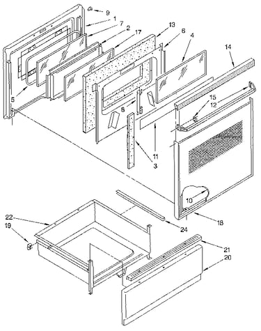 Door and drawer