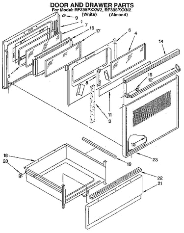 Door and drawer