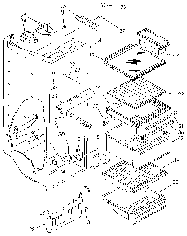 Refrigerator liner