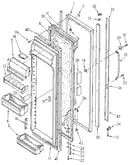 Refrigerator door