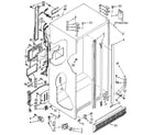 Kenmore 1069515510 cabinet parts diagram