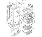 Kenmore 1069515580 refrigerator liner diagram