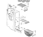 Kenmore 1069515580 freezer liner diagram
