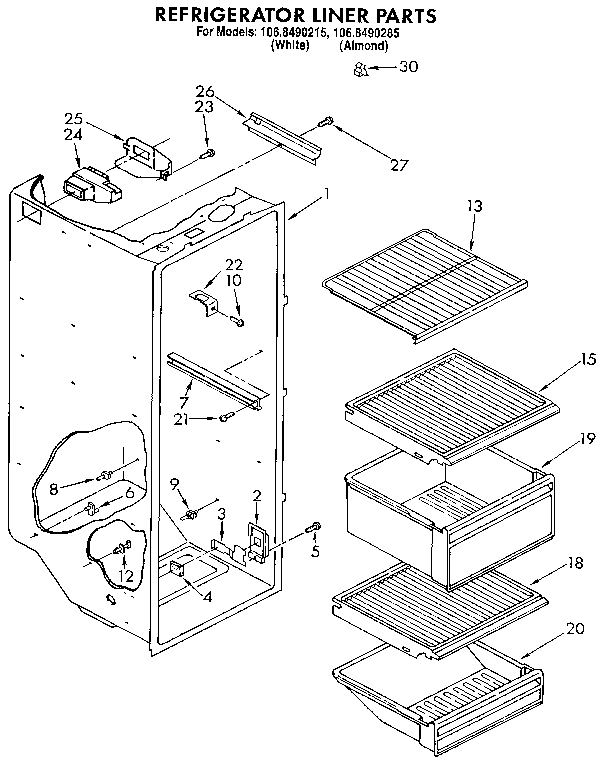 Refrigerator liner