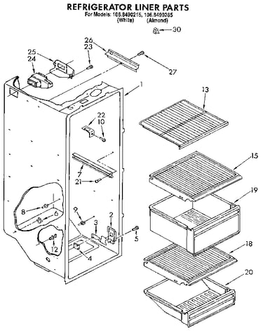 Refrigerator liner