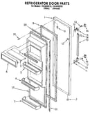 Refrigerator door