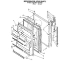 Kenmore 1069710612 refrigerator door diagram