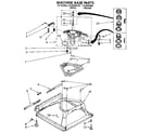 Kenmore 11092284100 machine base diagram