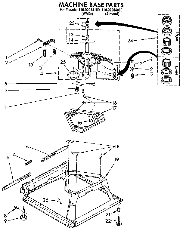 Machine base