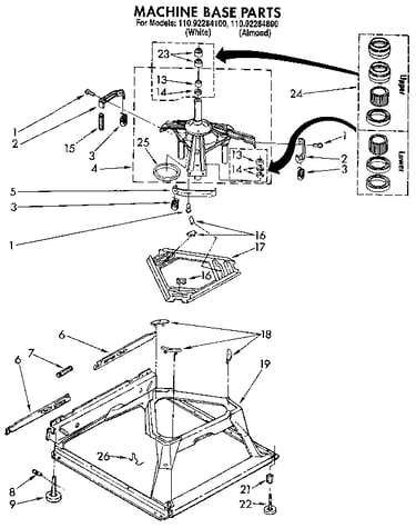 Machine base