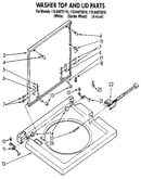 Washer top and lid