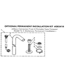 Optional permanent installation kit #285418