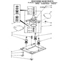 Kenmore 11084870810 machine base diagram
