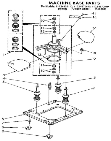 Machine base