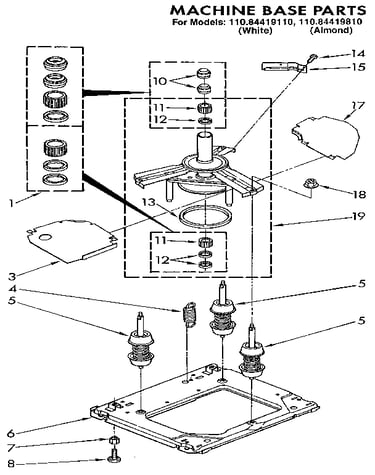 Machine base
