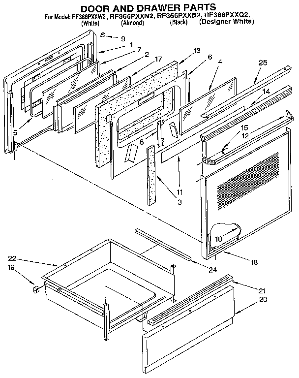 Door and drawer