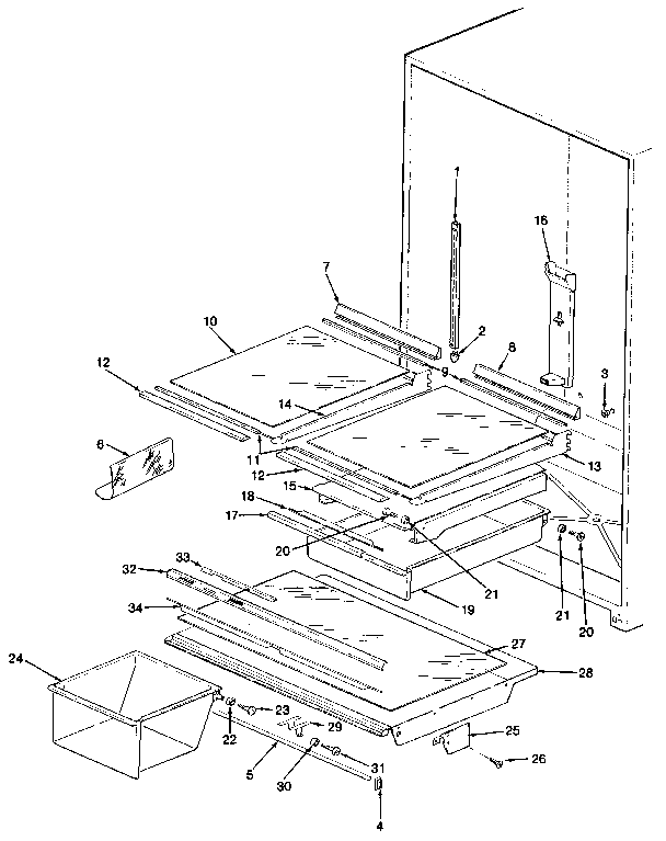 Shelves & accessories