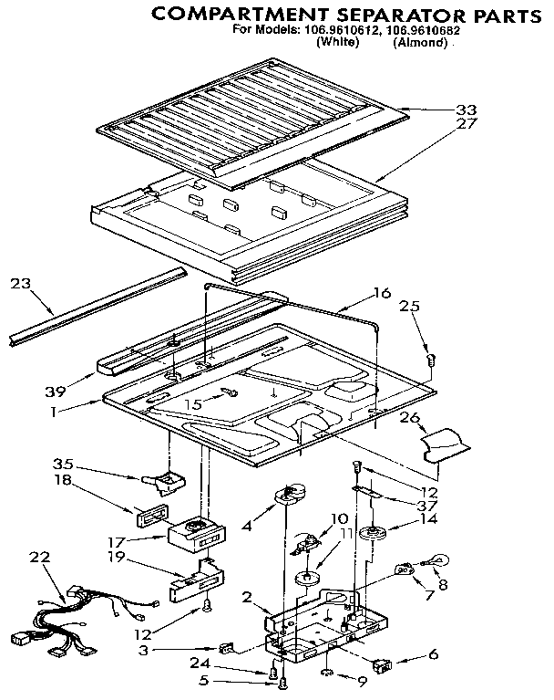 Compartment separator