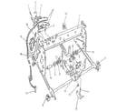 Sears 87153003853 carrier molding, rails, and frames diagram