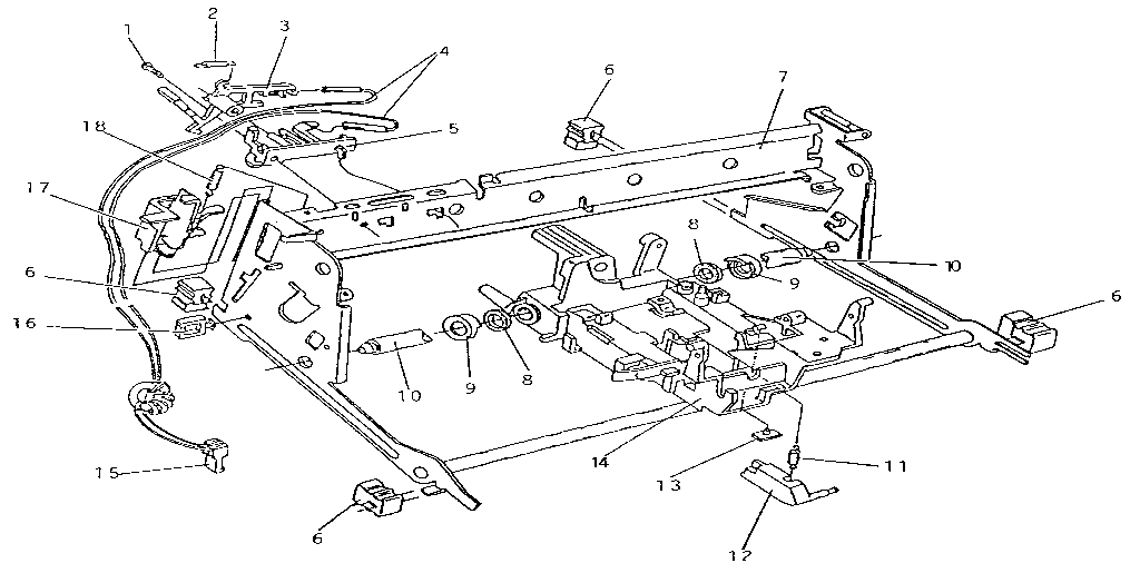 Carrier molding, rails, and frames