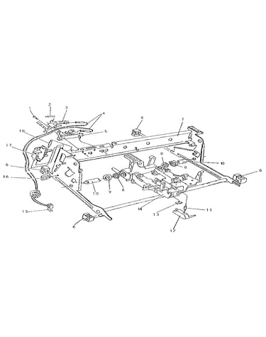 Carrier molding, rails, and frames
