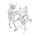 Sears 87153003855 carrier molding, rails, and frames diagram