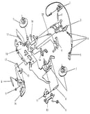 Ribbon cassette & correction cassette mechanism
