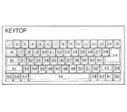 Sears 16153512950 keytop & keyboard mechanism diagram