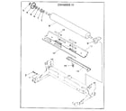 Sears 16153512950 chassis iii & carrier frame mechanism diagram