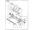 Sears 16153511950 chassis & paper feed mechanism diagram