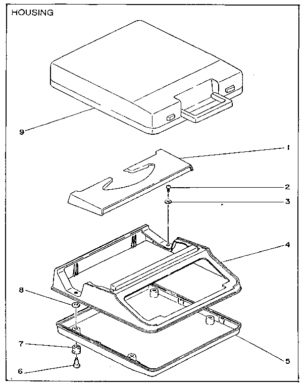 Housing, chassis and accessories replacement