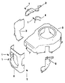 Blower housing and baffles