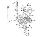 Kohler CV14S-1445 oil pan/lubrication diagram