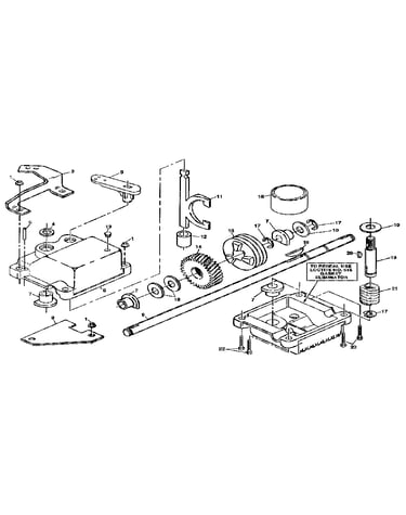 Gear case assembly