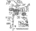 Briggs & Stratton 422707-1516-01 cylinder assembly diagram