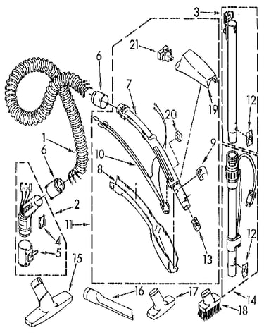Hose and attachment