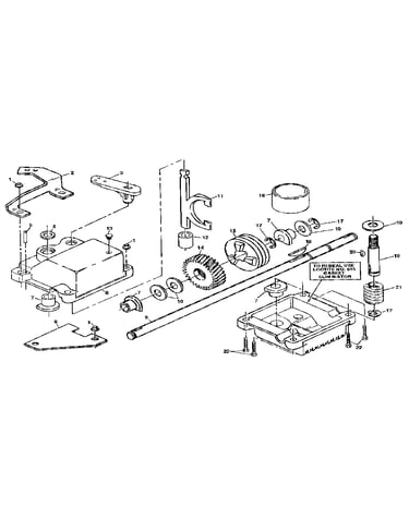 Gear case assembly