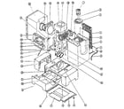 Bionaire CM-2.5 functional replacement parts diagram