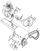 Belt guard and pulley assembly
