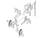 Craftsman 917298850 wheel and depth stake assembly diagram