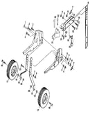 Wheel and depth stake assembly