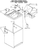 Top and cabinet