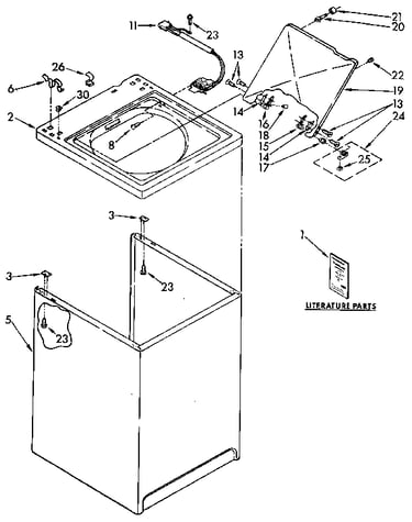 Top and cabinet